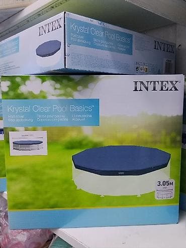 чехии: Чехол для бассейна Intex Krystal Clear Pool Basics - Тип: защитное — 1