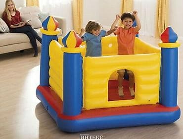 зу: Бесплатная доставка Доставка по городу бесплатная Надувной батут — 5