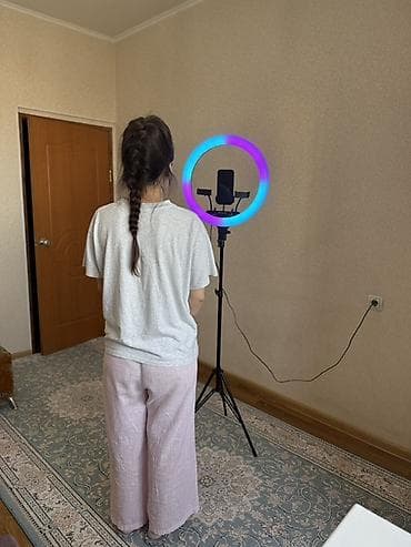 bluetooth speaker: 🔥 RGB кольцевая лампа ✔ Мягкий свет (для лица/съемок) ✔ RGB режимы — 3