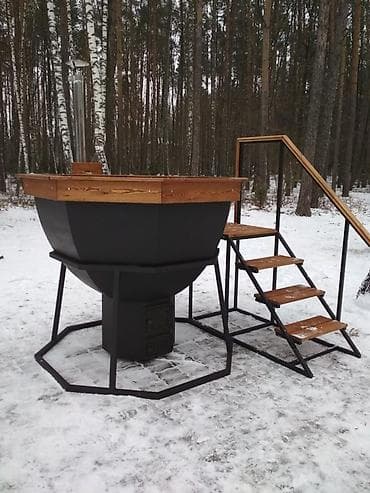 Джакузи, Круглая, Сталь