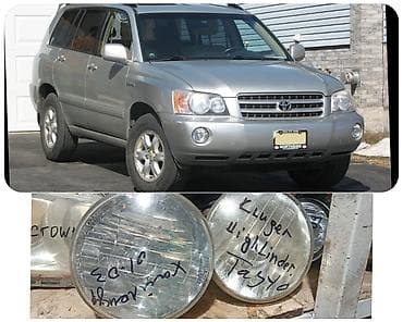 туманка хайландер: Комплект противотуманных фар Toyota 2006 г., Б/у, Оригинал, США — 1