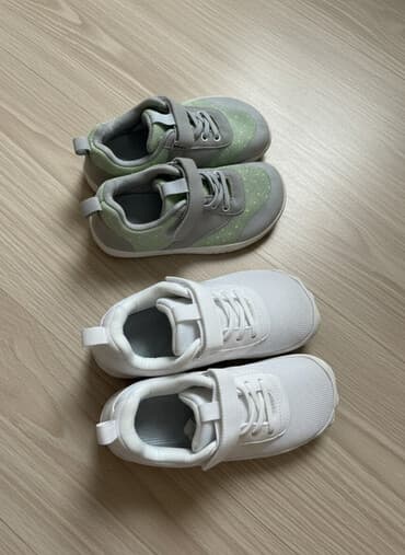 Детские “босоногие” кроссовки — 2 пары 1) Серо‑салатовые 33 размер at lalafo.kg Детские “босоногие” кроссовки — 2 пары 1) Серо‑салатовые 33 размер