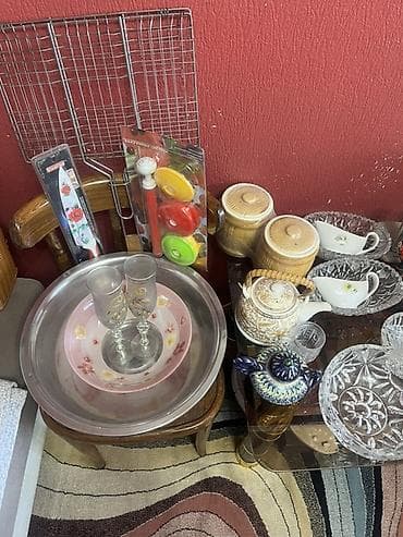 Идиш-аяк: Набор посуды и кухонных принадлежностей (ассорти) Состав по фото: - — 5