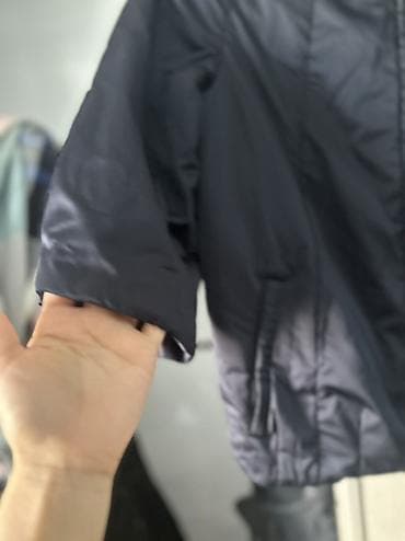 Айымдардын кийими: Женская укороченная куртка черного цвета. - Материал верха: плотная — 3