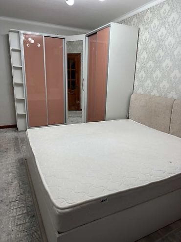 Детская мебель: Спальный гарнитур в современном стиле Состав: - Двуспальная кровать с — 1