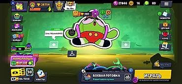 Продам игровой аккаунт Brawl Stars. Характеристики: - 29 000+ кубков — 1
