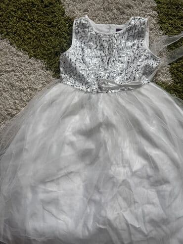 спец одежда бу: Детское платье, цвет - Белый, Новый — 5