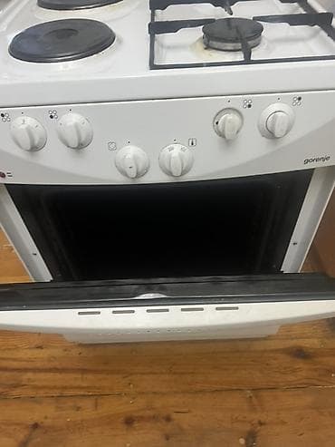Техника жана электроника: Плита Gorenje комбинированная, напольная, с духовкой. Характеристики — 1