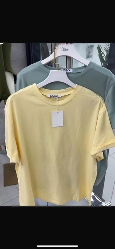 Базовые футболки LOCO STYLE - Унисекс, свободный крой с круглой