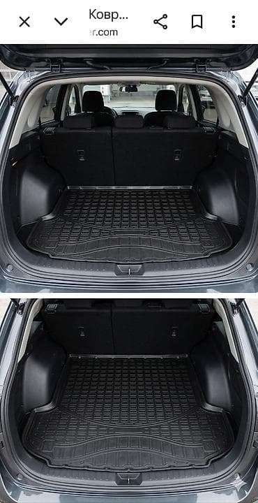 Жалпак Резина Төшөмөлдөр Салон үчүн Volkswagen, түсү - Кара — 7