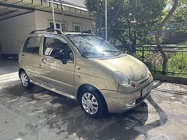 Транспорт: Daewoo Matiz: 2007 г., 1 л, Кол менен иштөөчү, Бензин, Хетчбек — 4
