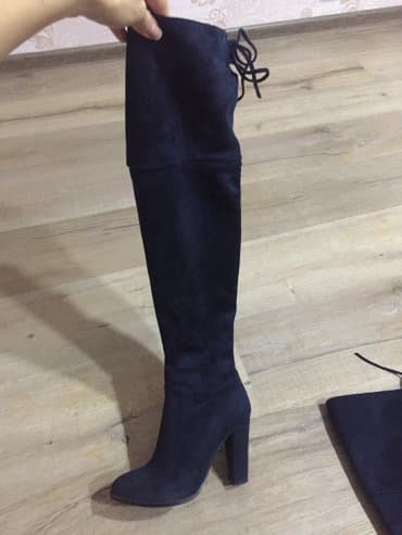 сапоги из натурального меха и кожи: Продаю ботфорды почти новые. одела один раз. в отличном состоянии — 2