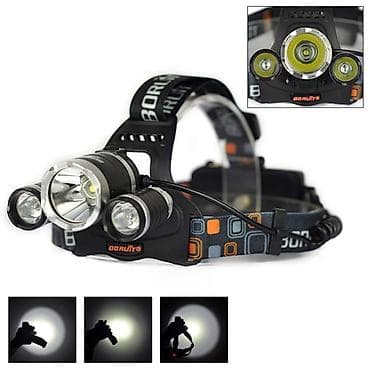 🔦 Супер мощный тройной налобный фонарь RJ3000 T6 — максимум света в