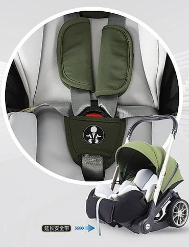 коляска автолюлька: Детская коляска 4-в-1 с автолюлька - Трансформер: прогулочный блок + — 7