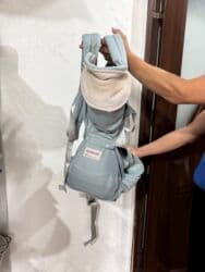 конверт трансформер для новорожденных: Балдар үчүн кошумча коюлган керебет, Колдонулган, Дөңгөлөктүү, түсү - Боз — 10