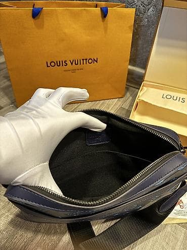 сумка мужская барсетка: Барсетка, Louis Vuitton, Множество карманов, Регулируемый ремень, Съёмный ремень, Новый — 4