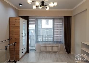 Недвижимость: 1 комната, 51 м², Асанбай мкр Элитка, 3 этаж, Евроремонт — 10