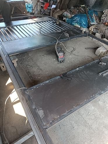 ящик металлический: Металлические распашные ворота для въезда/гаража - Конструкция — 3