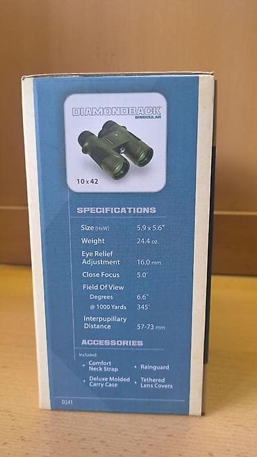 Дүрбүлөр: Vortex Diamondback 10x42 — компактный бинокль для охоты, туризма и — 3