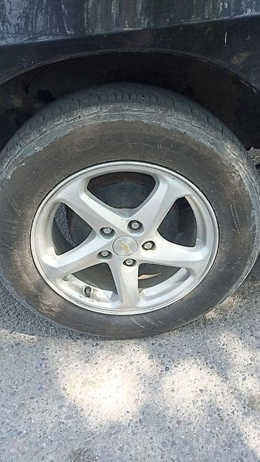 Колеса в сборе 215 / 65 / R 16, Лето, Б/у, 1 шт, Легковые, Литые, отверстий - 5