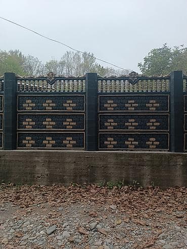 стол офис: Декоративные секции забора из бетона - Материал: вибропрессованный — 9