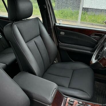 купить чехлы на сиденья авто: Чехлы Экокожа, цвет - Черный, Mercedes-Benz, Новый — 1