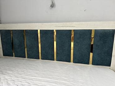 Мебель: Двуспальная кровать, Б/у, С матрасом, длина - 200 см — 3