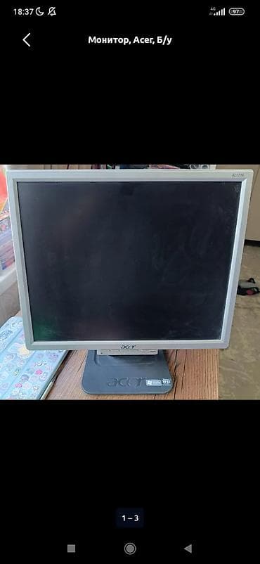Монитор, Acer, LCD, 16" - 17"