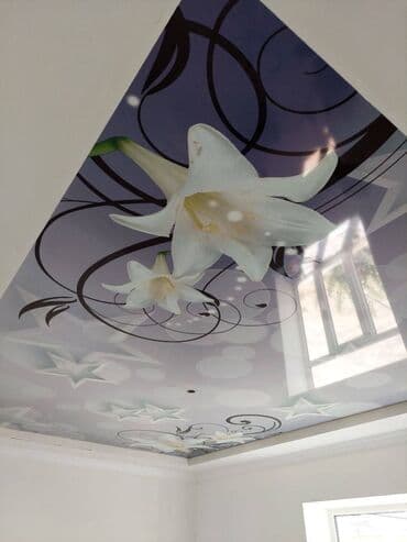 сейф пакет: Натяжной потолок жасайбыз тез жана сапаттуу 3D 1кв ом гланцывый 1кв — 10