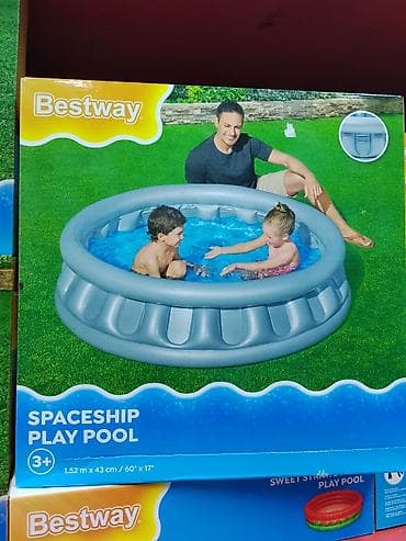 кораб: Надувной детский бассейн Bestway “Spaceship Play Pool”. - Тематика — 1