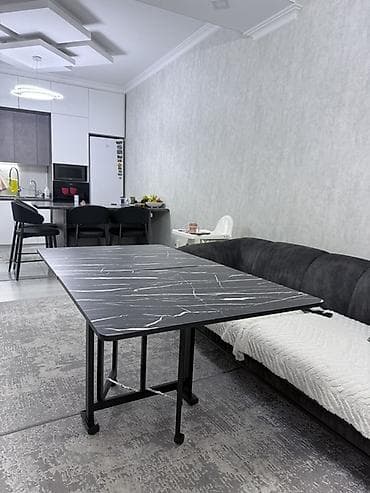 Бычуучу столдор: Трансформер үстөлү Ашкана үчүн, Стол китеби, түсү - Кара — 1