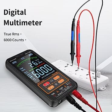 Умный Цифровой Мультиметр с Автоматическим Диапазоном, Вольтметр