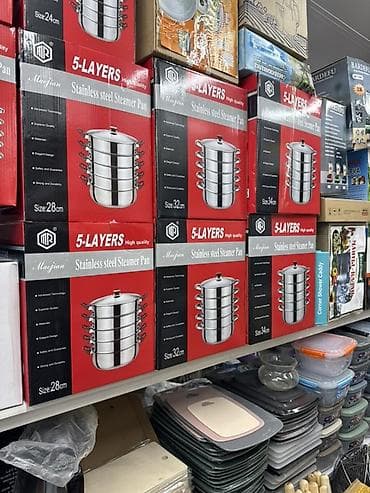 поравой: Многоярусная пароварка Magian (Stainless Steel Steamer Pan) - — 1