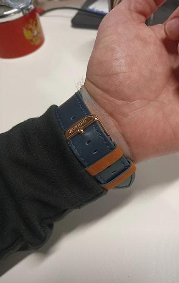 стильные мужские футболки: Классические часы часы, Curren, Аллой, Китай, Мужские, Б/у — 3