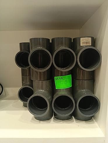 Тройники и крестовины из ПВХ для напорных/безнапорных систем at lalafo.kg Тройники и крестовины из ПВХ для напорных/безнапорных систем