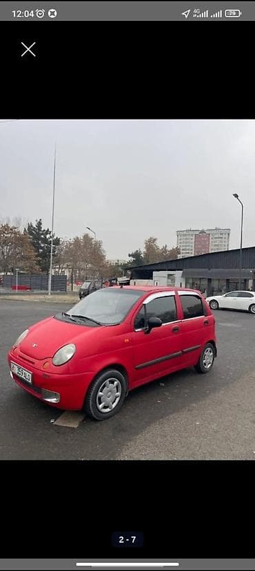 Daewoo: Daewoo Matiz: 2001 г., Механика, Бензин, Хэтчбэк — 1