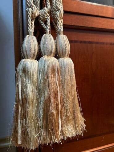 детская краватка: Декоративные подхваты для штор с кистями (набор) 6 штук, брали с — 6