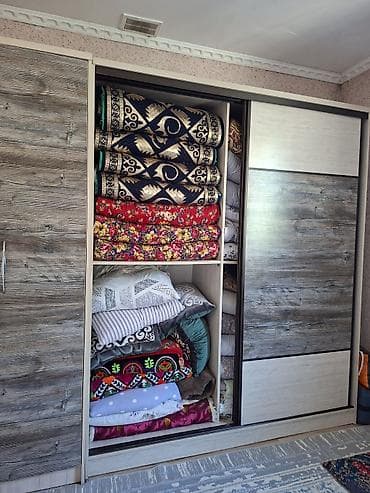 шкаф двустворчатый для одежды: Шифоньер, шкаф для одежды, Прямой — 2