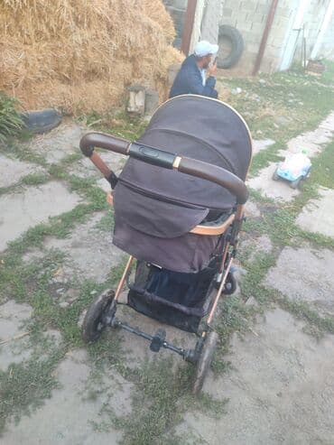 Коляска, цвет - Черный, Б/у