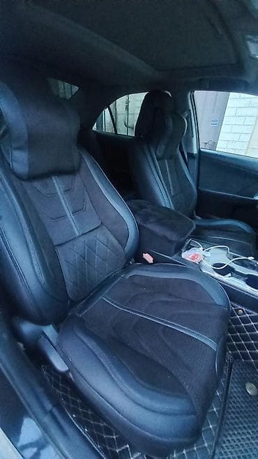 Чехлы Алькантара, С подушкой, цвет - Черный, Toyota, Новый, Платная доставка — 1