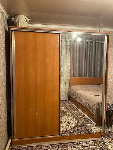 Спальный гарнитур, Б/у, Двуспальная кровать, ДСП, Самовывоз at lalafo.kg Спальный гарнитур, Б/у, Двуспальная кровать, ДСП, Самовывоз