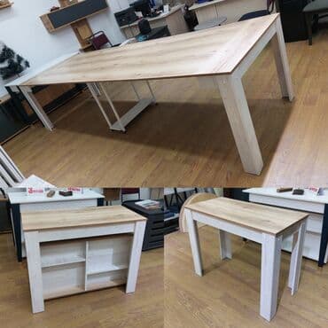 3 метровый стол трансформер "Швейцар" Длина: от 48 см до 3 метра (в