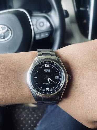 Жеке буюмдар: Часы CASIO Edifice (кварцевые) - Классический аналоговый циферблат — 1