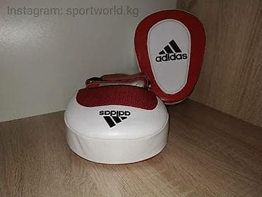 Перчатки: Боксерская лапа - ADIDAS Материал изготовления: натуральная 100% кожа — 1