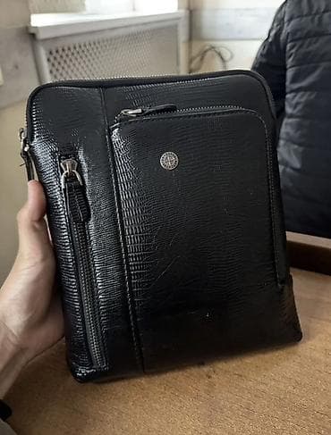 Барсетка, Butun, Материал: Экокожа, Застежка на молнии, Новый