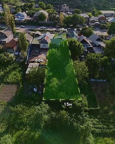 город бишкек село ленинское продажа участков: 8 соток, Для строительства, Красная книга, Тех паспорт, Договор дарения — 2