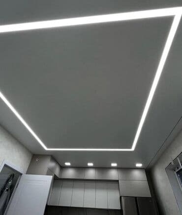 требуются монтажники натяжных потолков: Натяжной потолок Матовое, 3D потолки, Глянцевое Бесплатный замер, Гарантия, Монтаж — 3