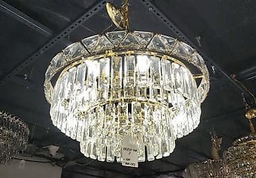 австрийские люстры: Кристальная потолочная люстра в классическом стиле. - Конструкция — 1