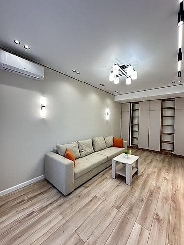 osh flat: 2 комнаты, 57 м², ул. Горького / Алматинка Элитка, 10 этаж, Дизайнерский ремонт — 3