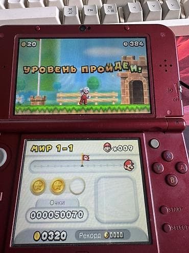 poco 2: New Nintendo 3DS XL, Metallic Red, родной кузов, экраны живые, на — 3